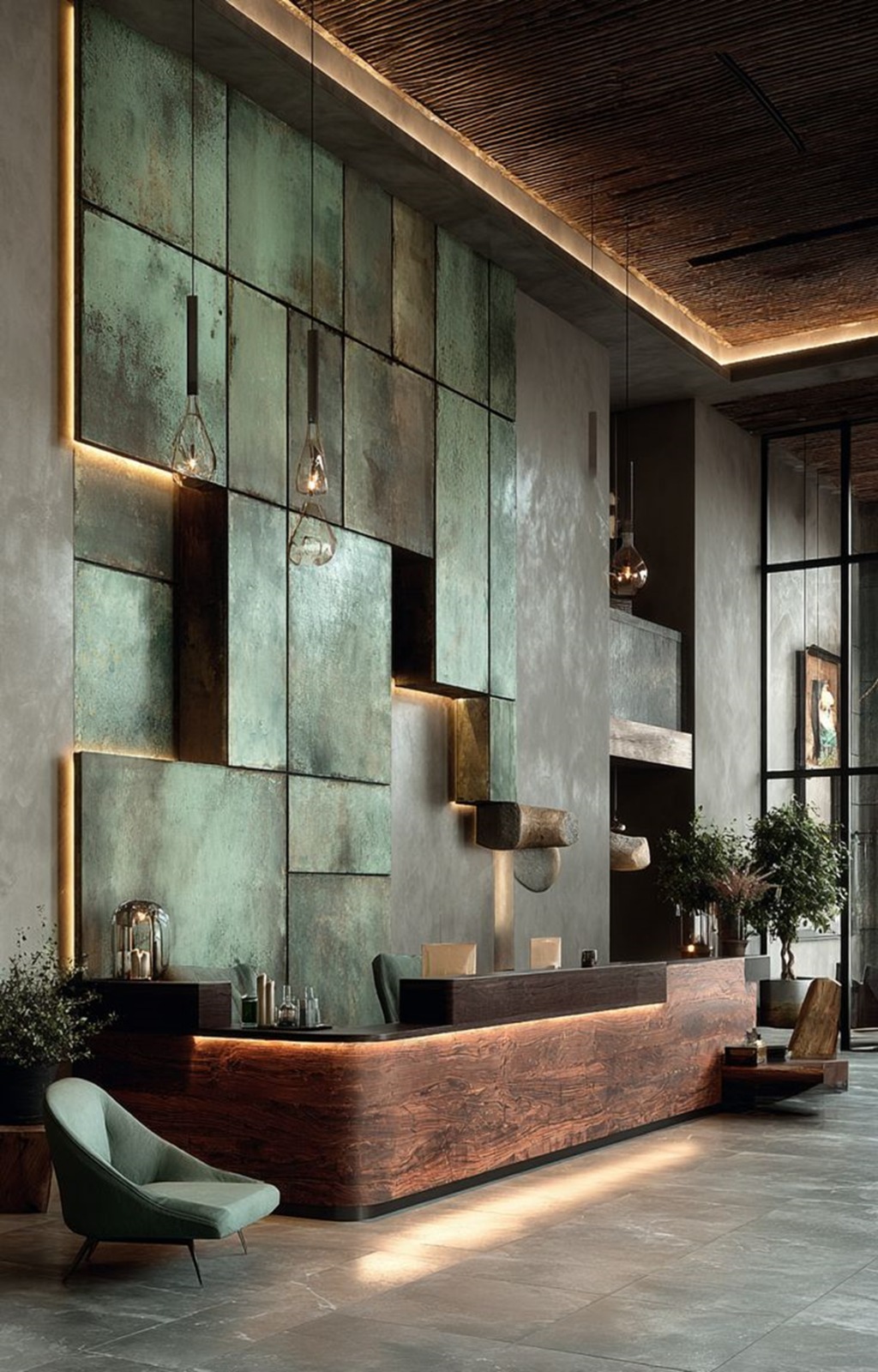 Luxury hotel lobby interior designed with consultation from HAGT LLC UAE